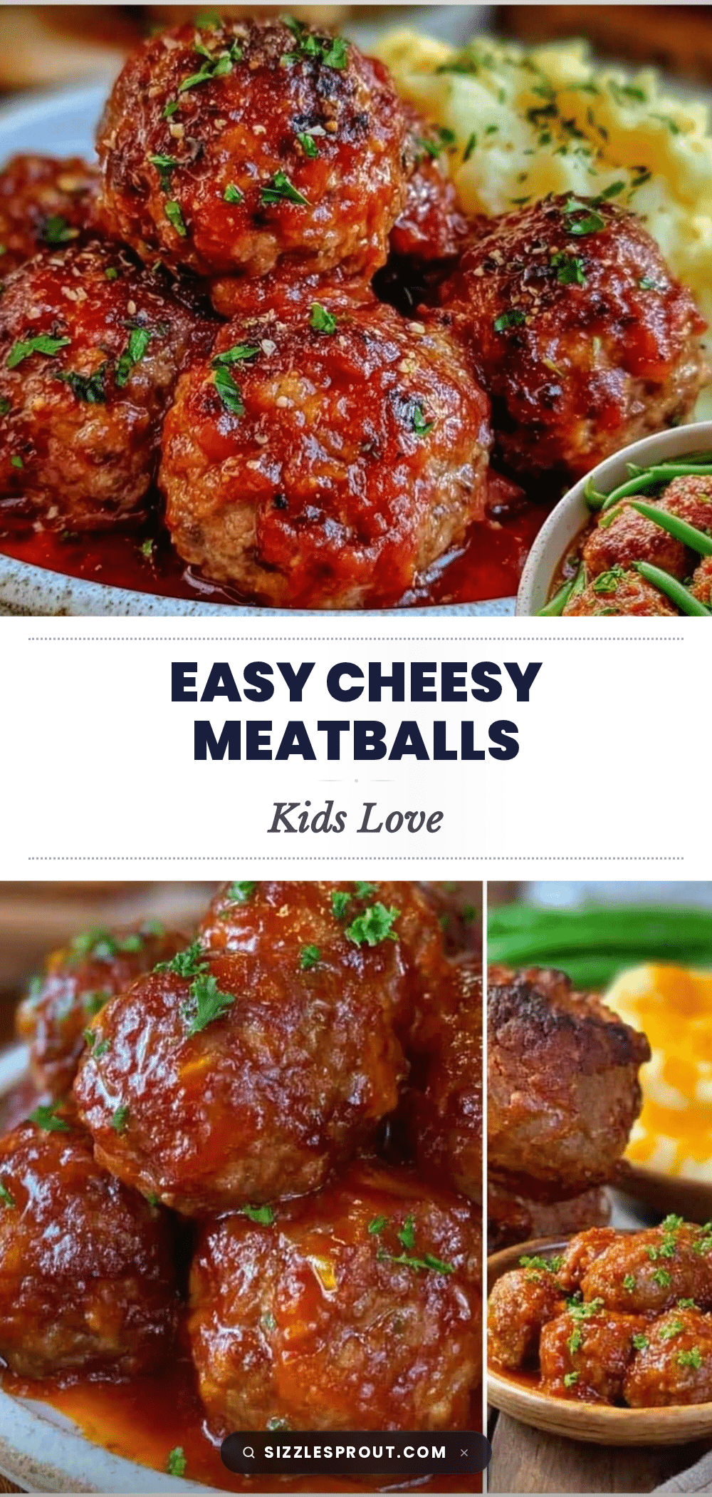 easy cheesy meatballs recipe