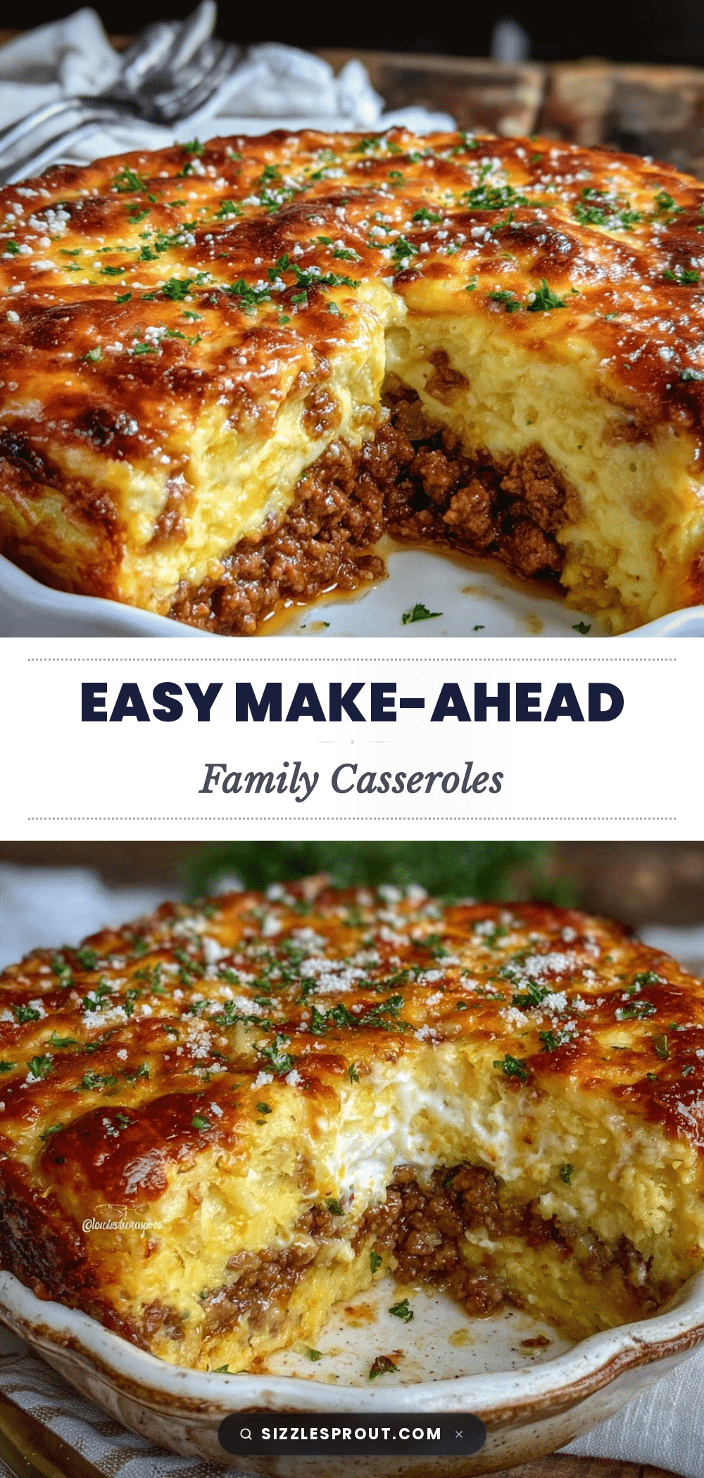 easy make-ahead family casseroles recipe