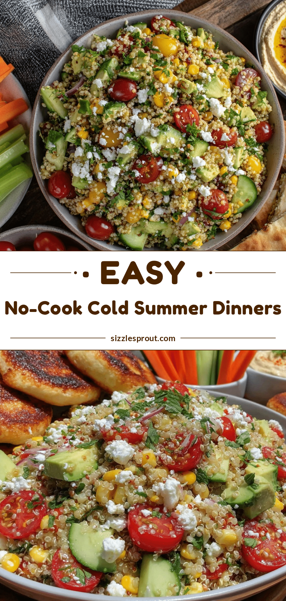 easy no-cook cold summer dinners recipe