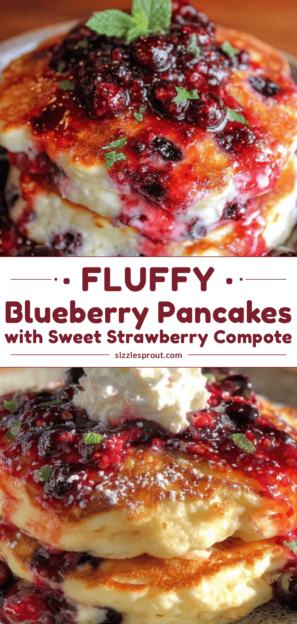fluffy blueberry pancakes recipe