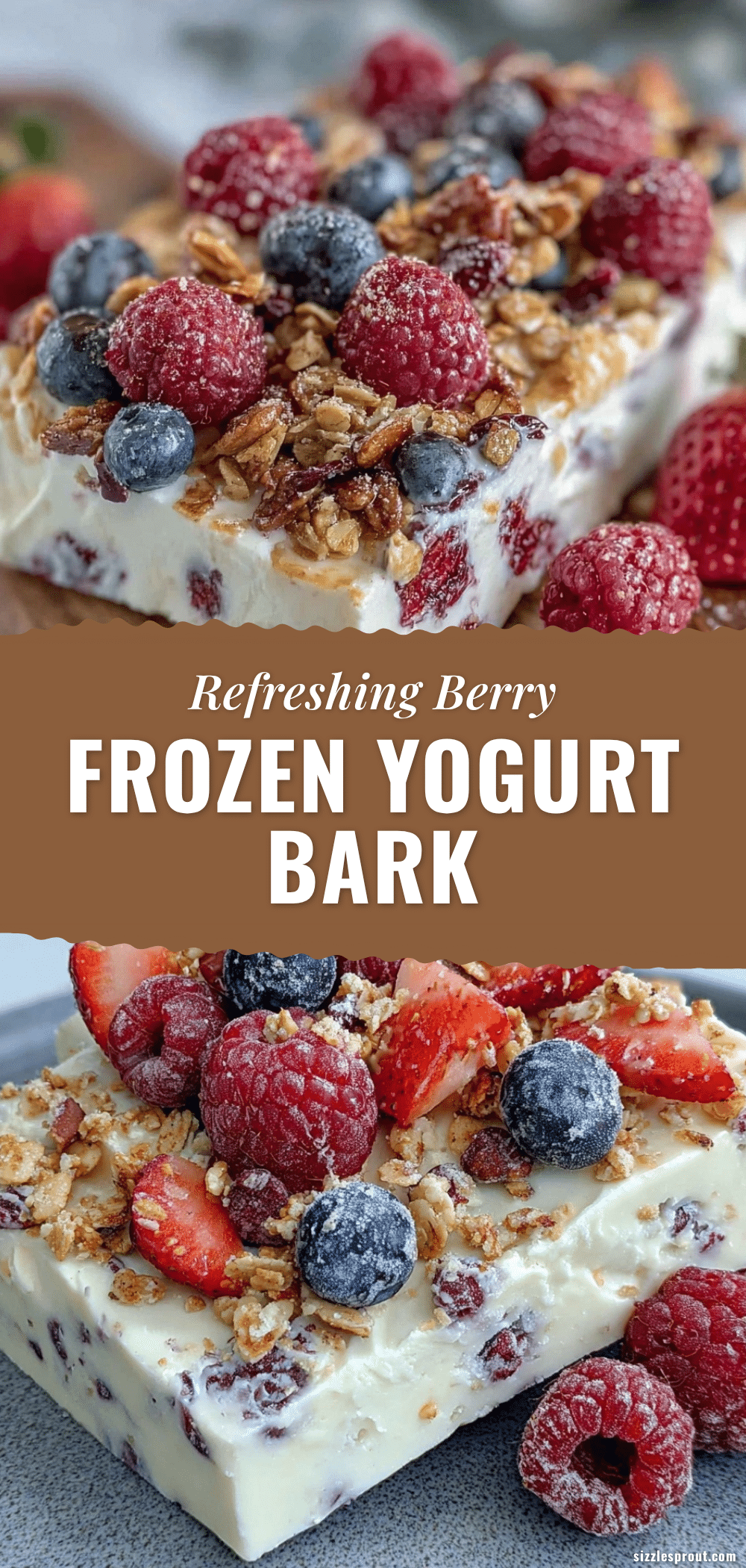 fresh frozen yogurt bark recipe