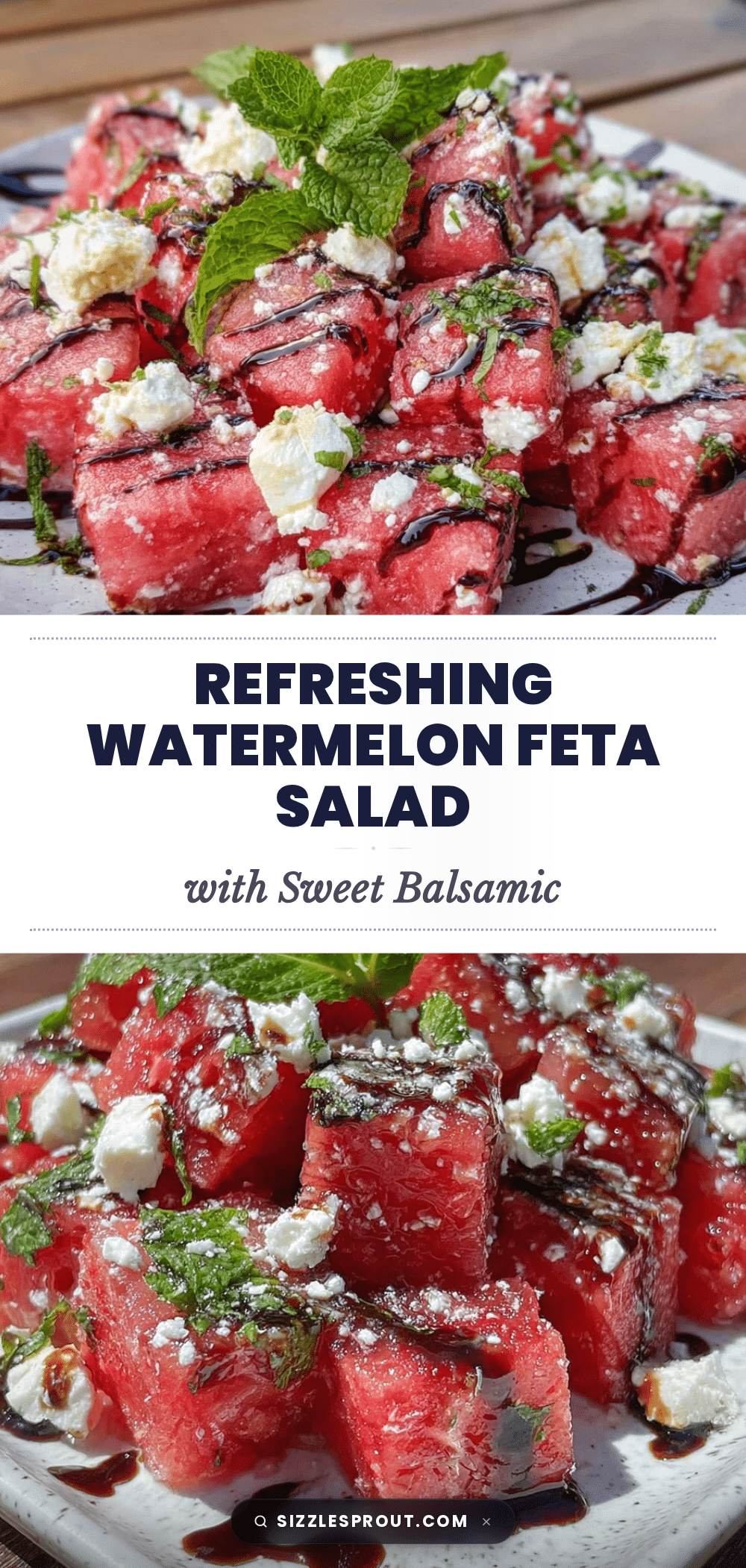 fresh watermelon feta salad recipe