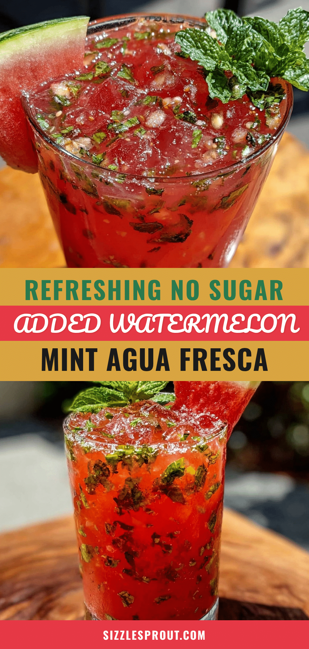 fresh watermelon mint agua fresca recipe