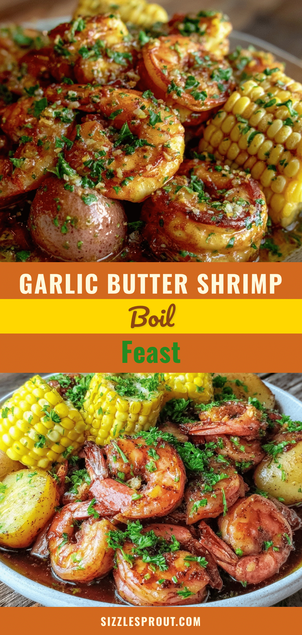 garlic butter shrimp boil recipe