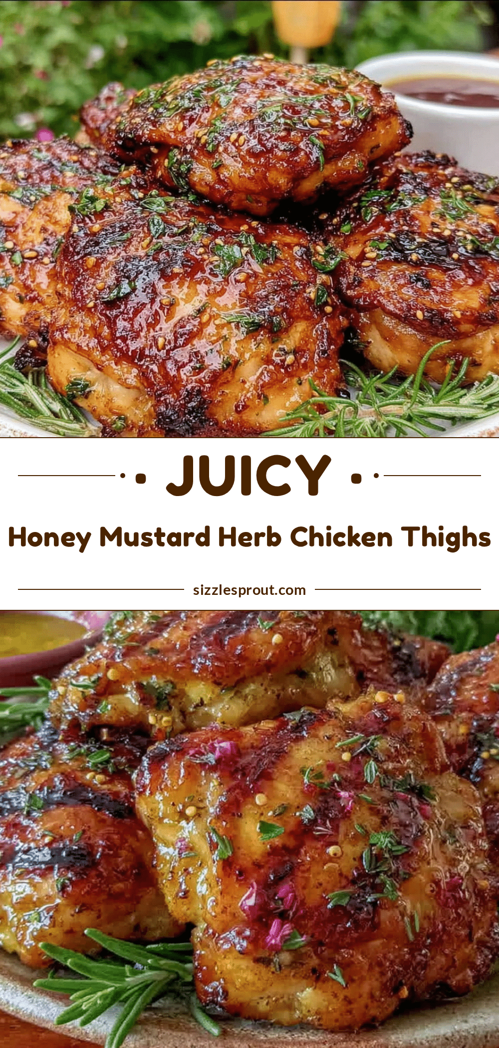 honey mustard grilled chicken thighs recipe