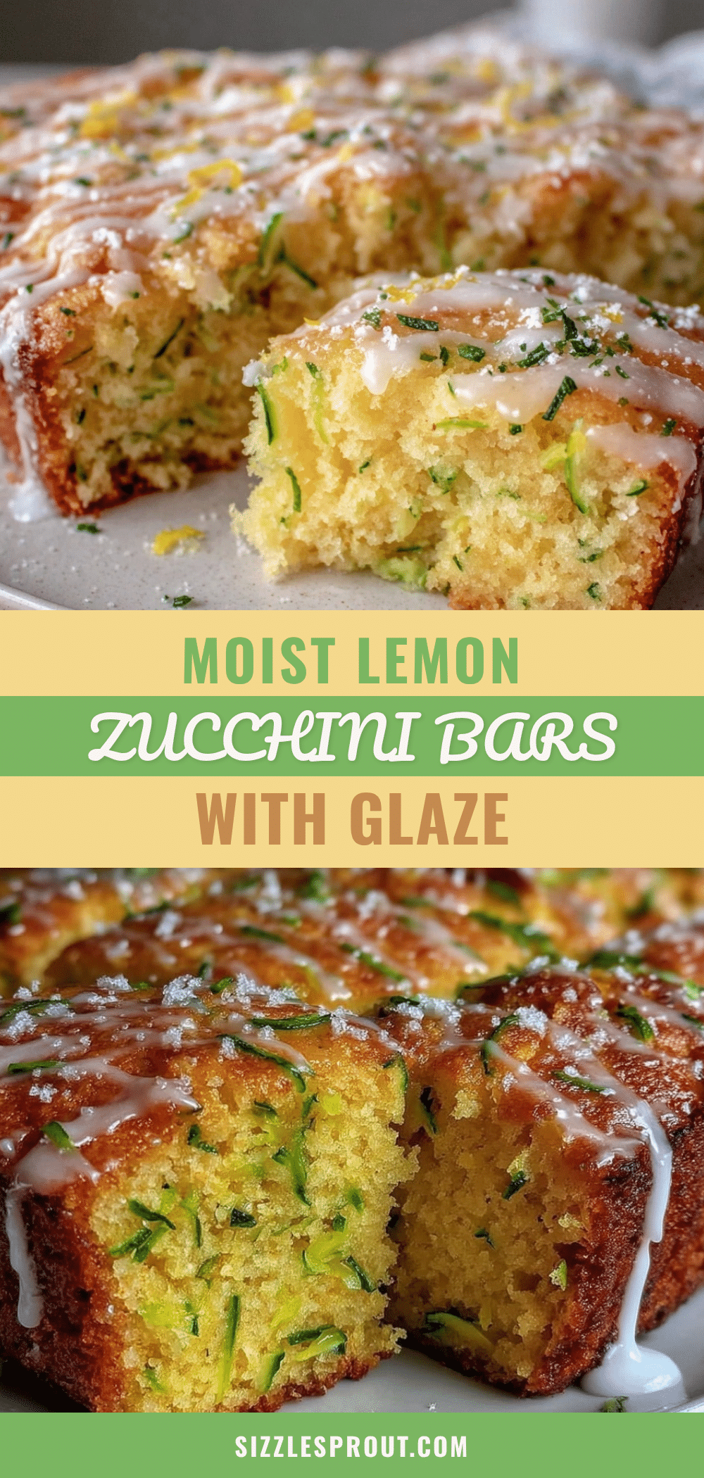 lemon zucchini bars recipe