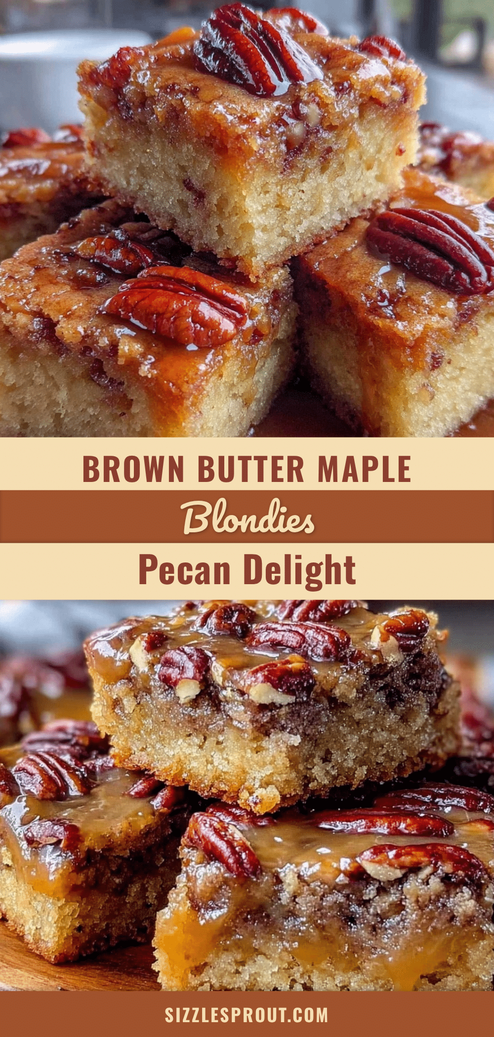 maple pecan blondies recipe