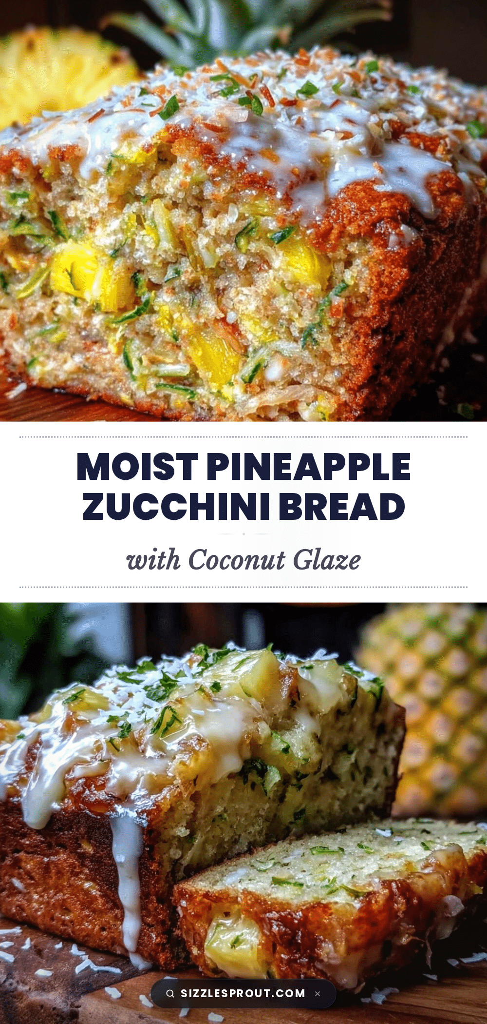 moist pineapple zucchini bread recipe