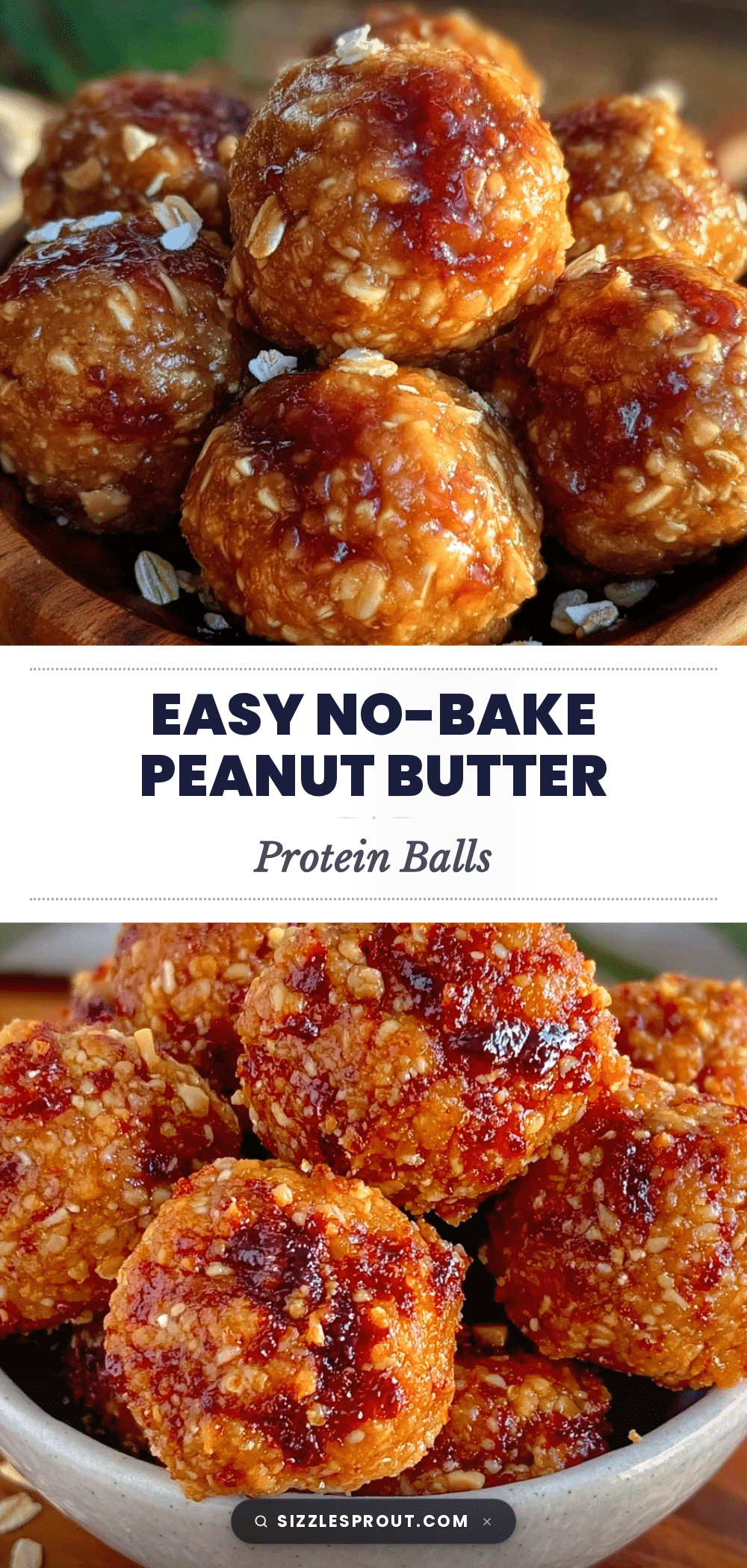 no bake peanut butter protein balls recipe
