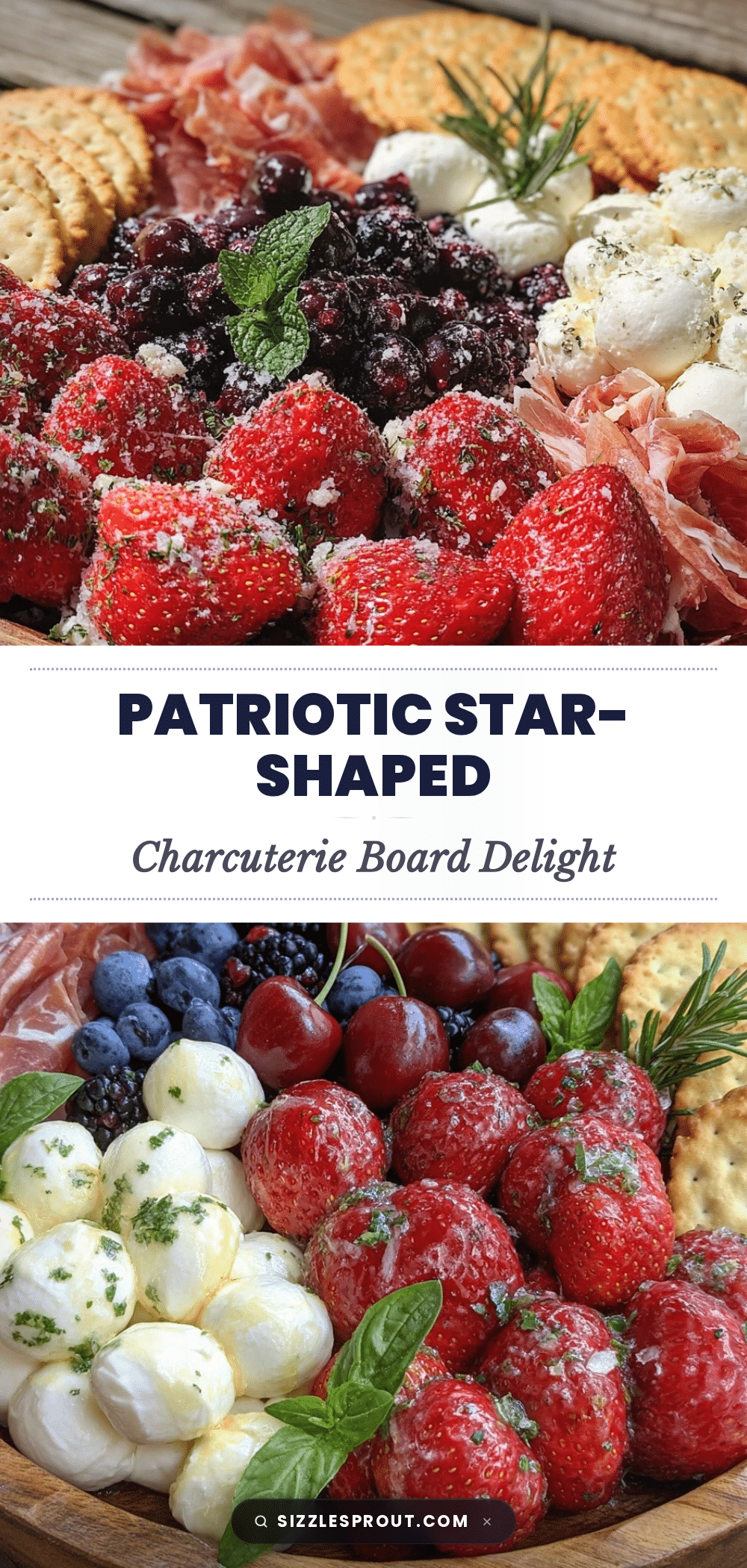 patriotic star-shaped charcuterie board recipe