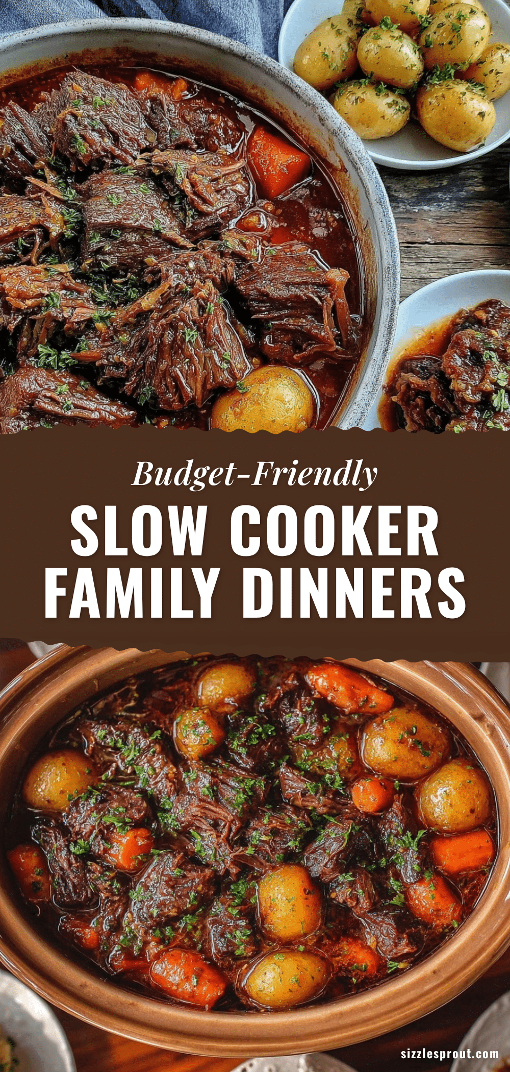 slow cooker family dinners for six recipe