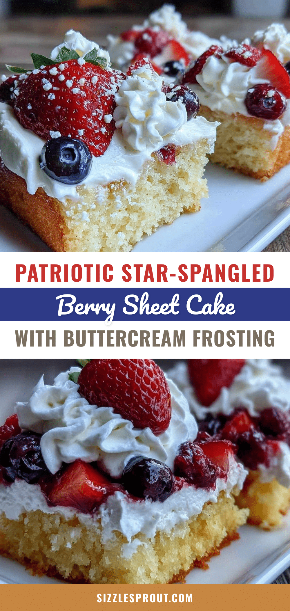 star-spangled berry sheet cake recipe