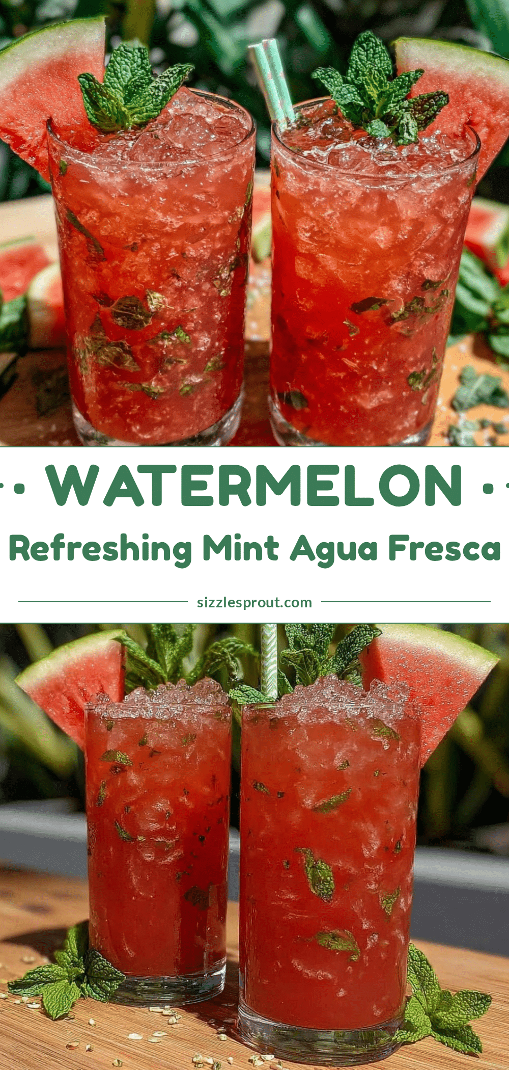watermelon mint agua fresca recipe