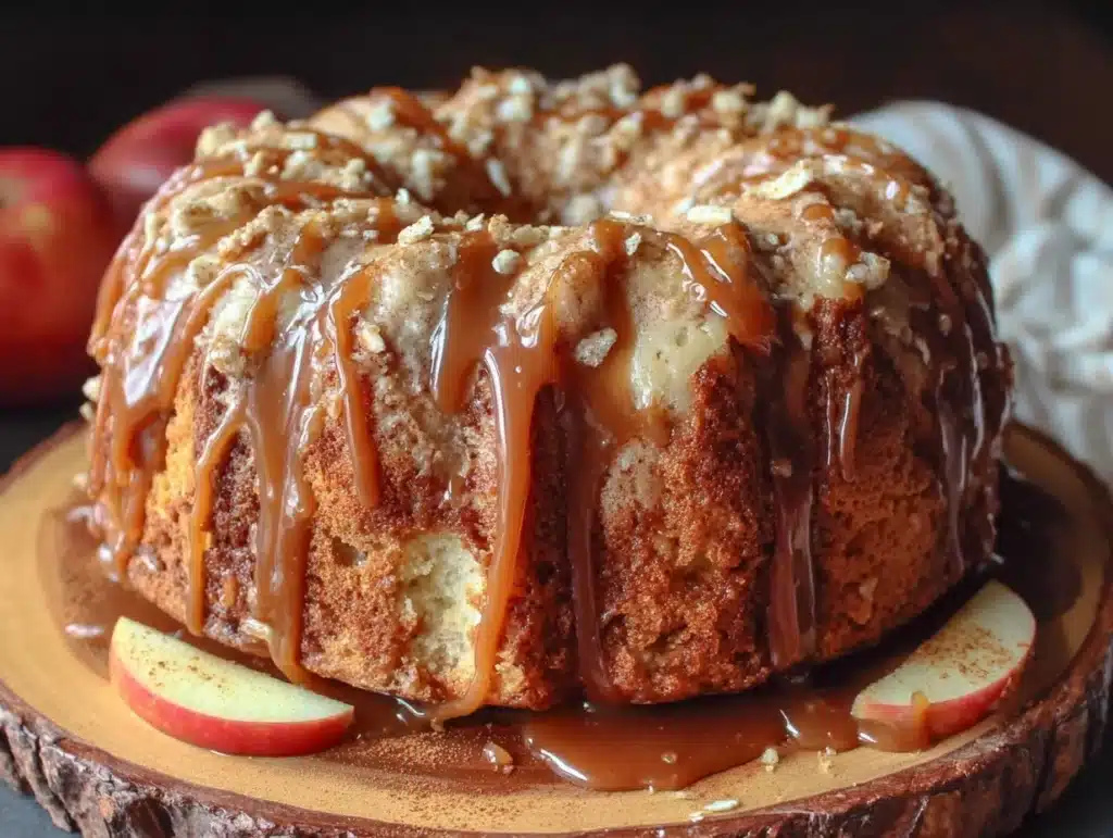 apple cider donut bundt cake - featured image