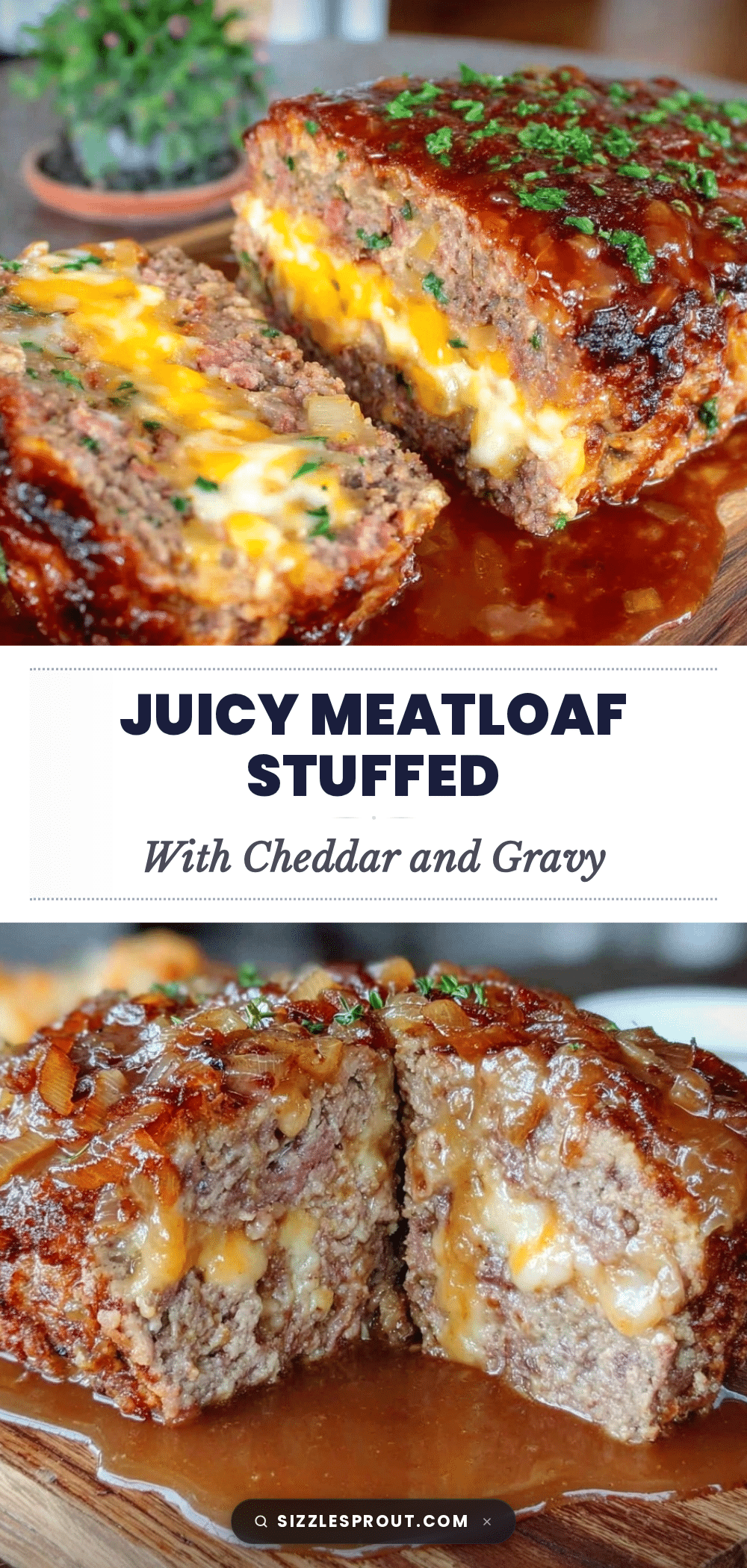 brown gravy stuffed meatloaf recipe
