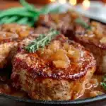 cast iron skillet pork chops - featured image