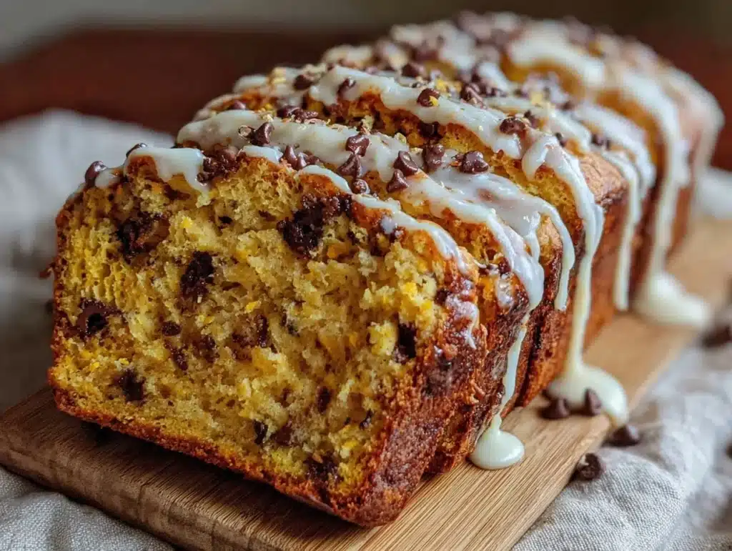Chocolate Chip Pumpkin Sourdough Bread - featured image