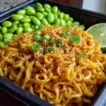 cold sesame noodle lunchbox - featured image