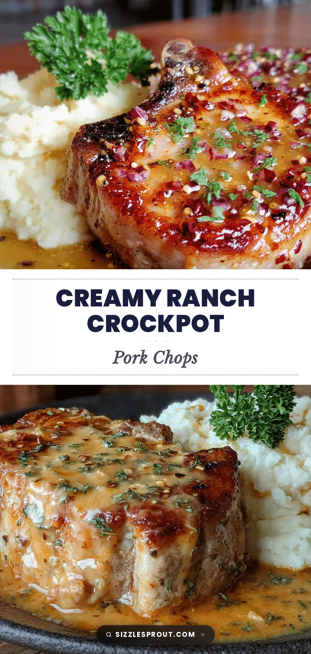 cozy crockpot creamy ranch pork chops recipe