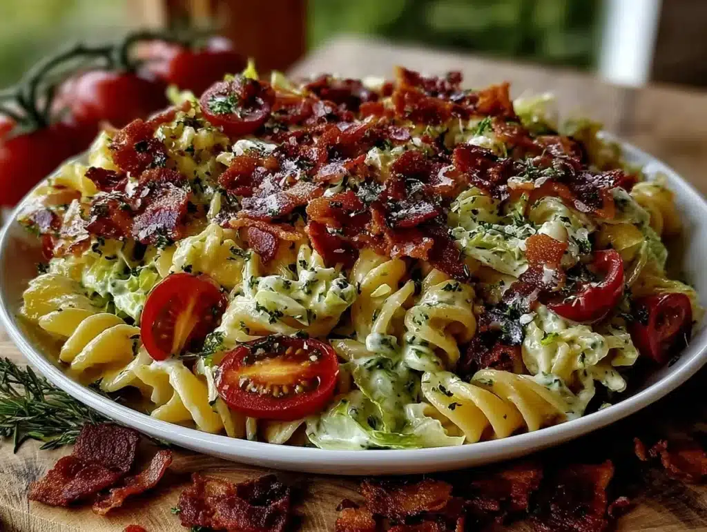 Creamy BLT Pasta Salad - featured image