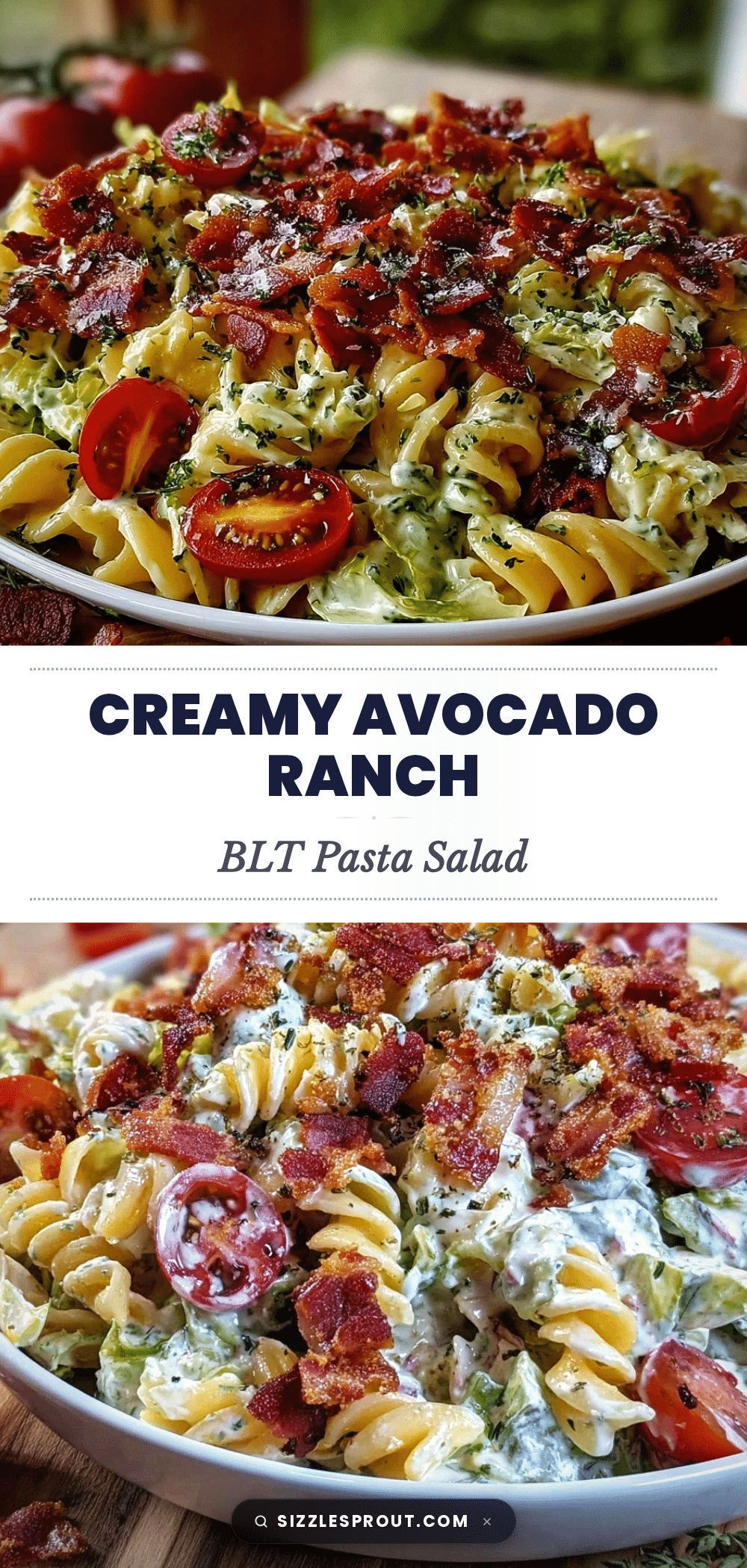 Creamy BLT Pasta Salad recipe