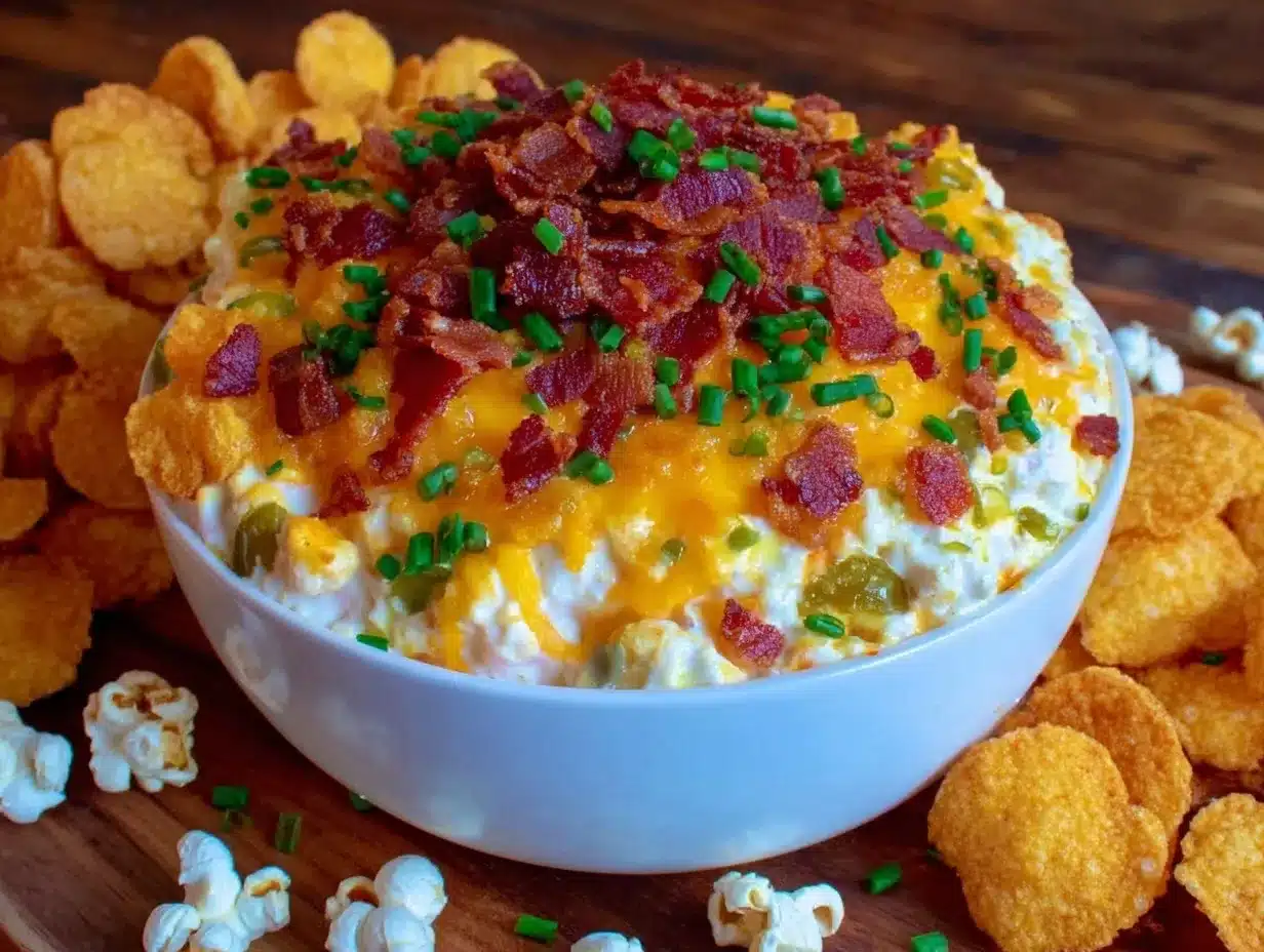 creamy loaded jalapeño popper corn dip preparation steps