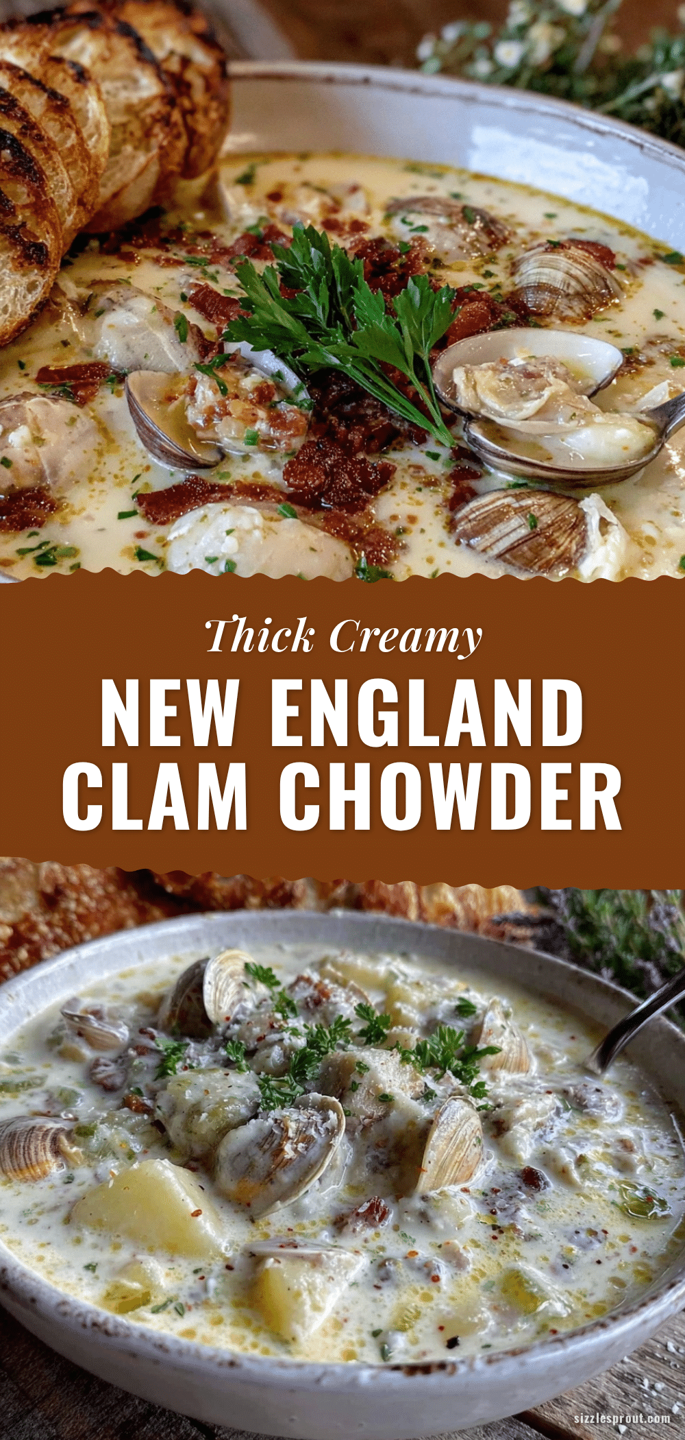 creamy new england clam chowder recipe