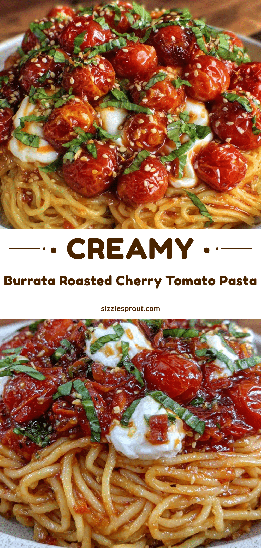 creamy roasted cherry tomato pasta recipe