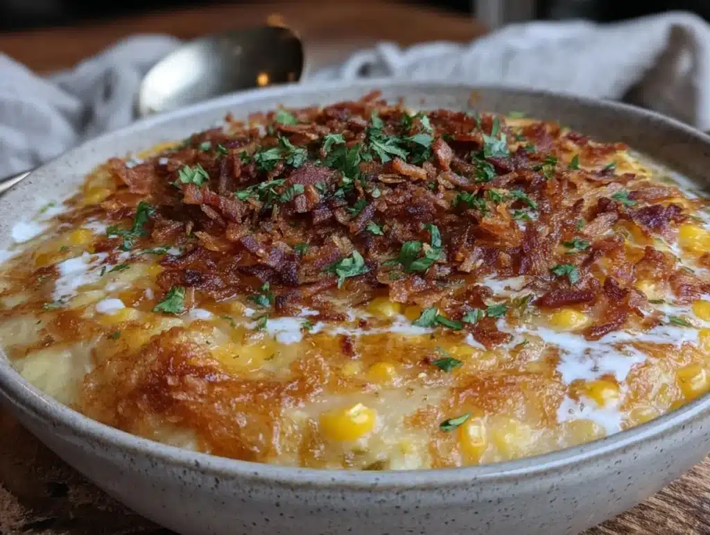 Creamy Roasted Hatch Green Chili Corn Chowder - featured image