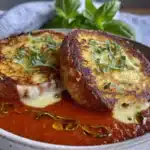 creamy roasted tomato basil soup - featured image