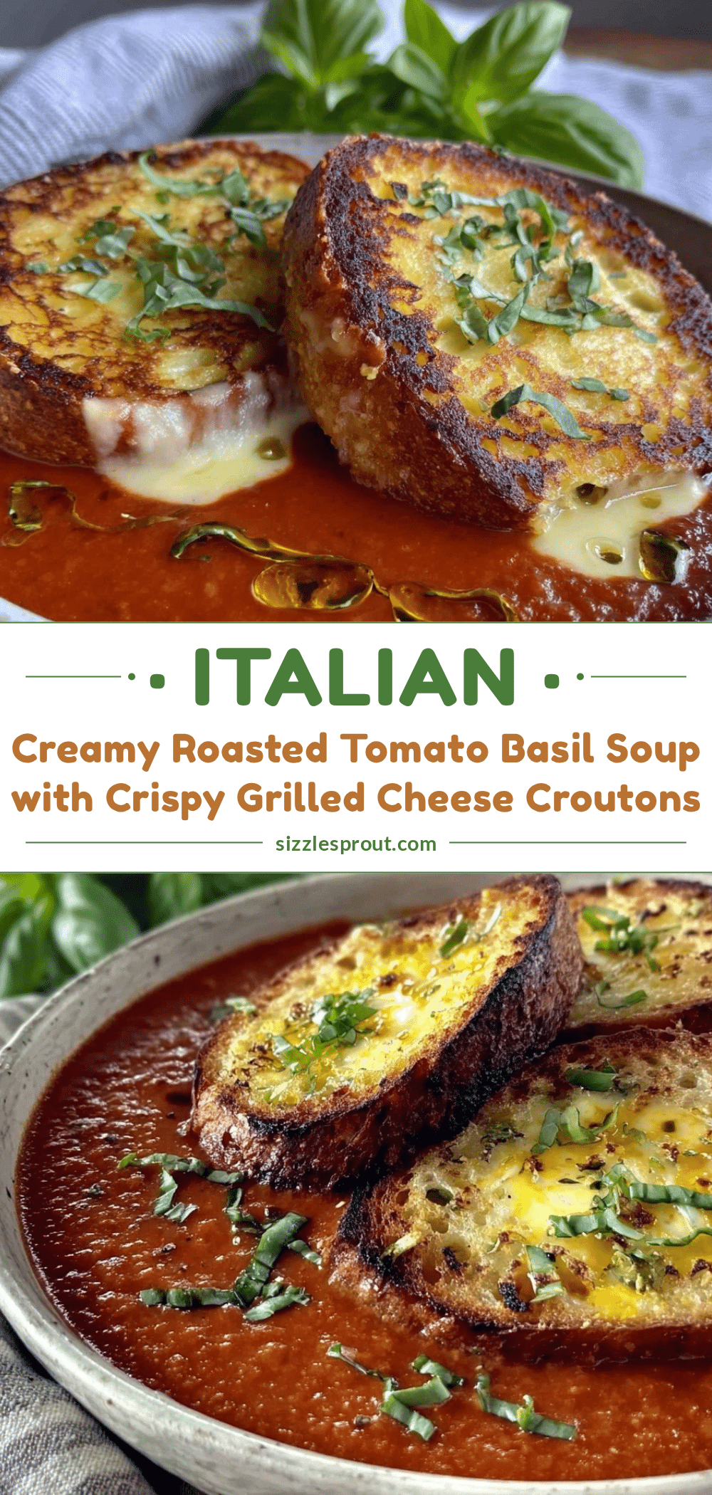 creamy roasted tomato basil soup recipe