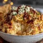crispy buffalo chicken dip - featured image