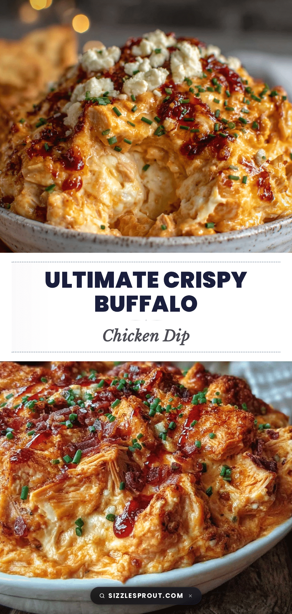 crispy buffalo chicken dip recipe