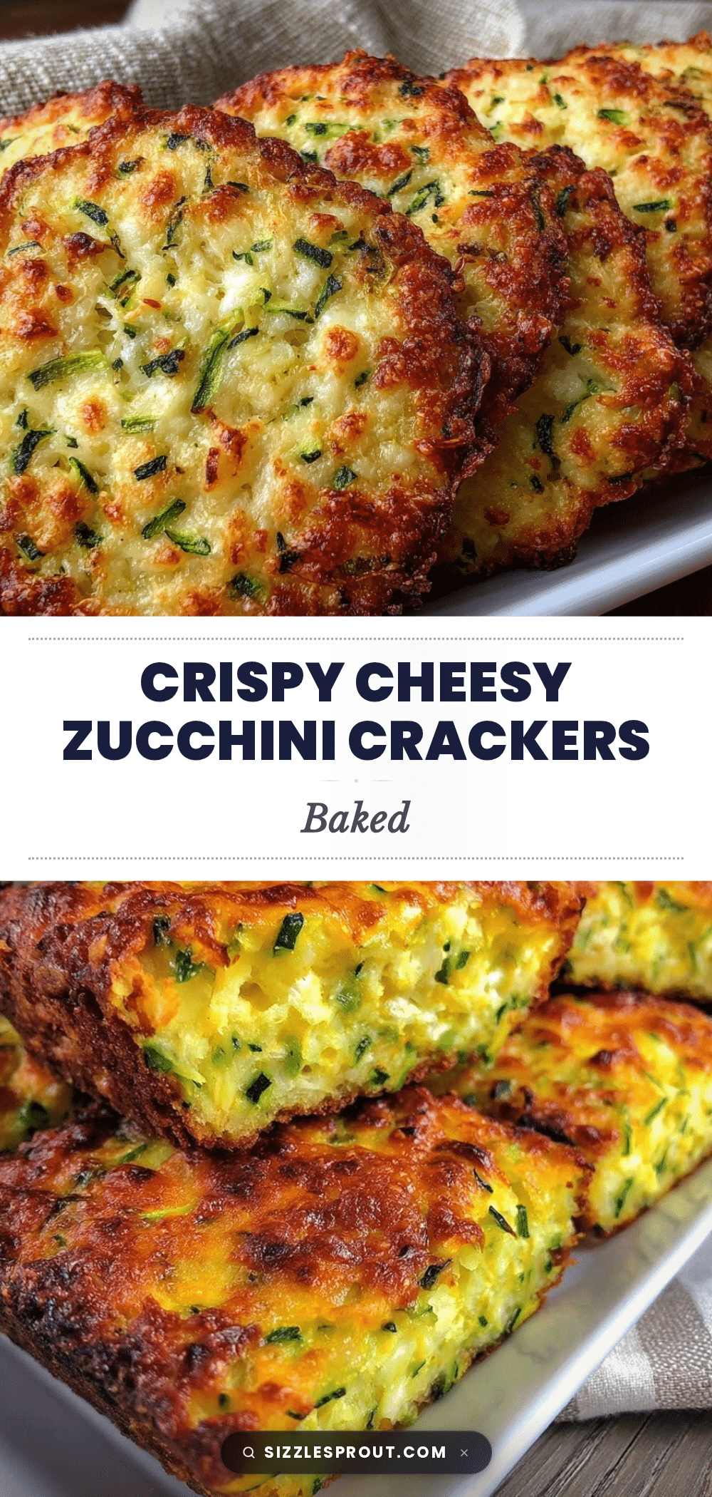 crispy cheesy zucchini crackers recipe