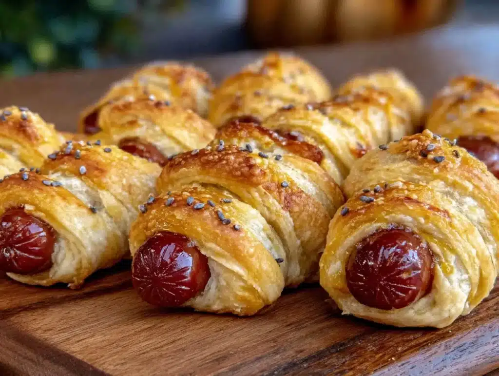 crispy mummy hot dog halloween appetizers - featured image