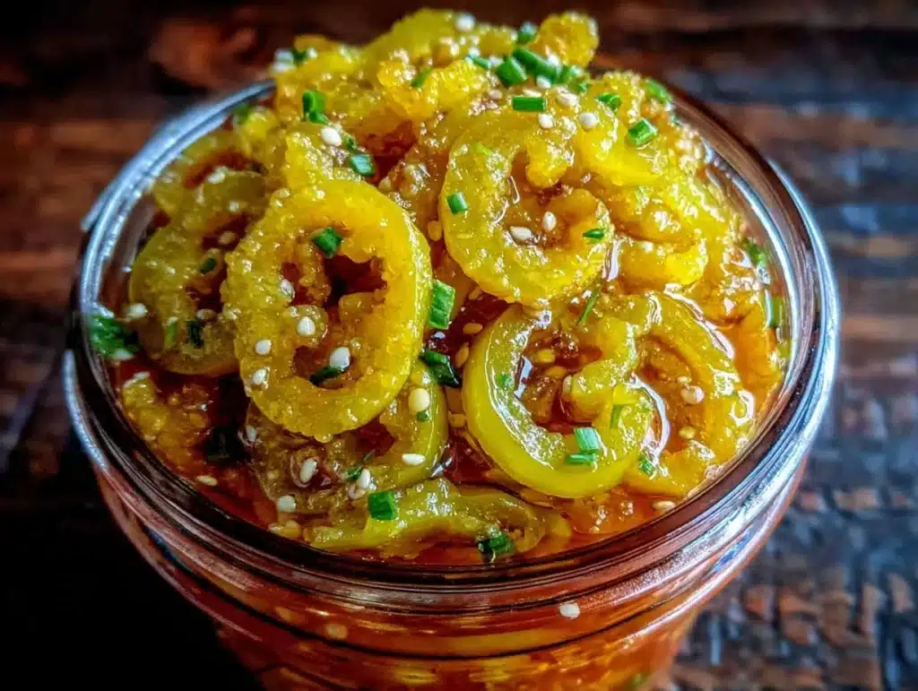 crispy pickled banana peppers - featured image