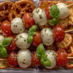 easy mini caprese skewers - featured image
