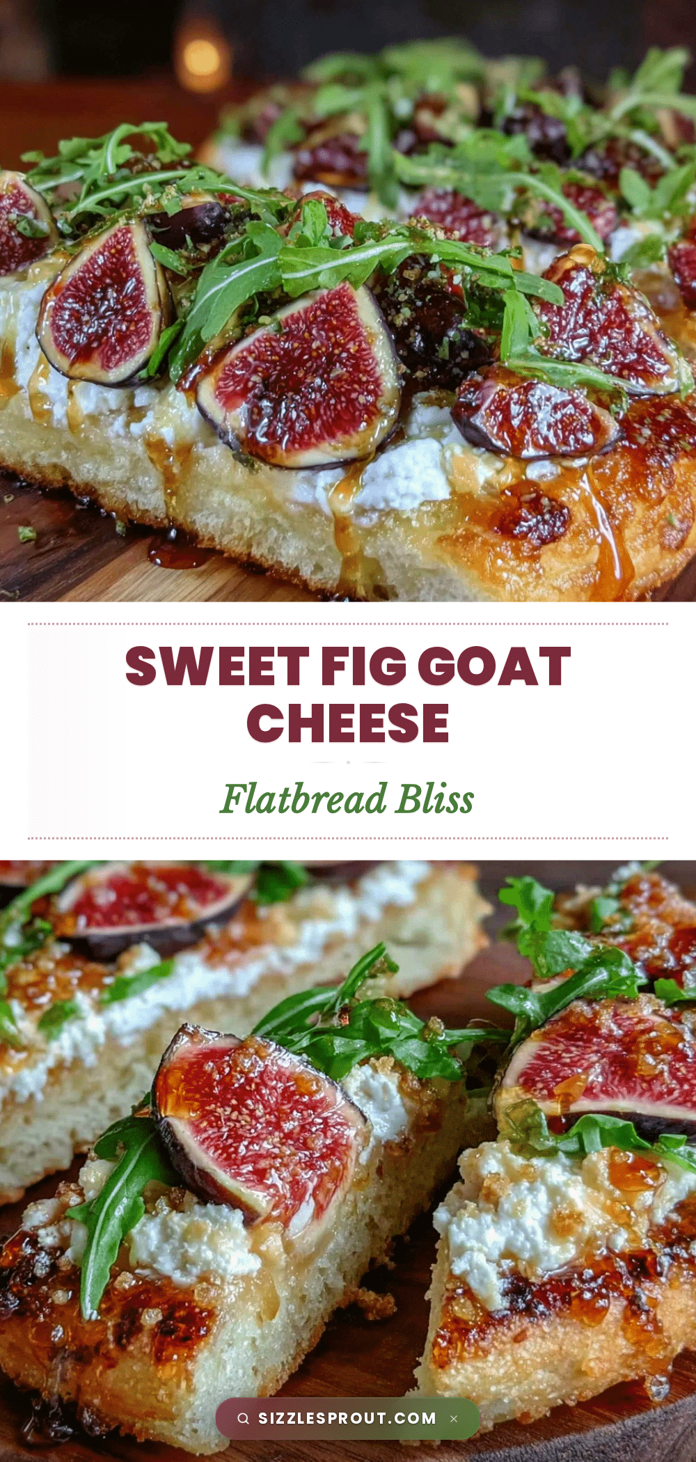 Flavorful Fig and Goat Cheese Flatbread recipe