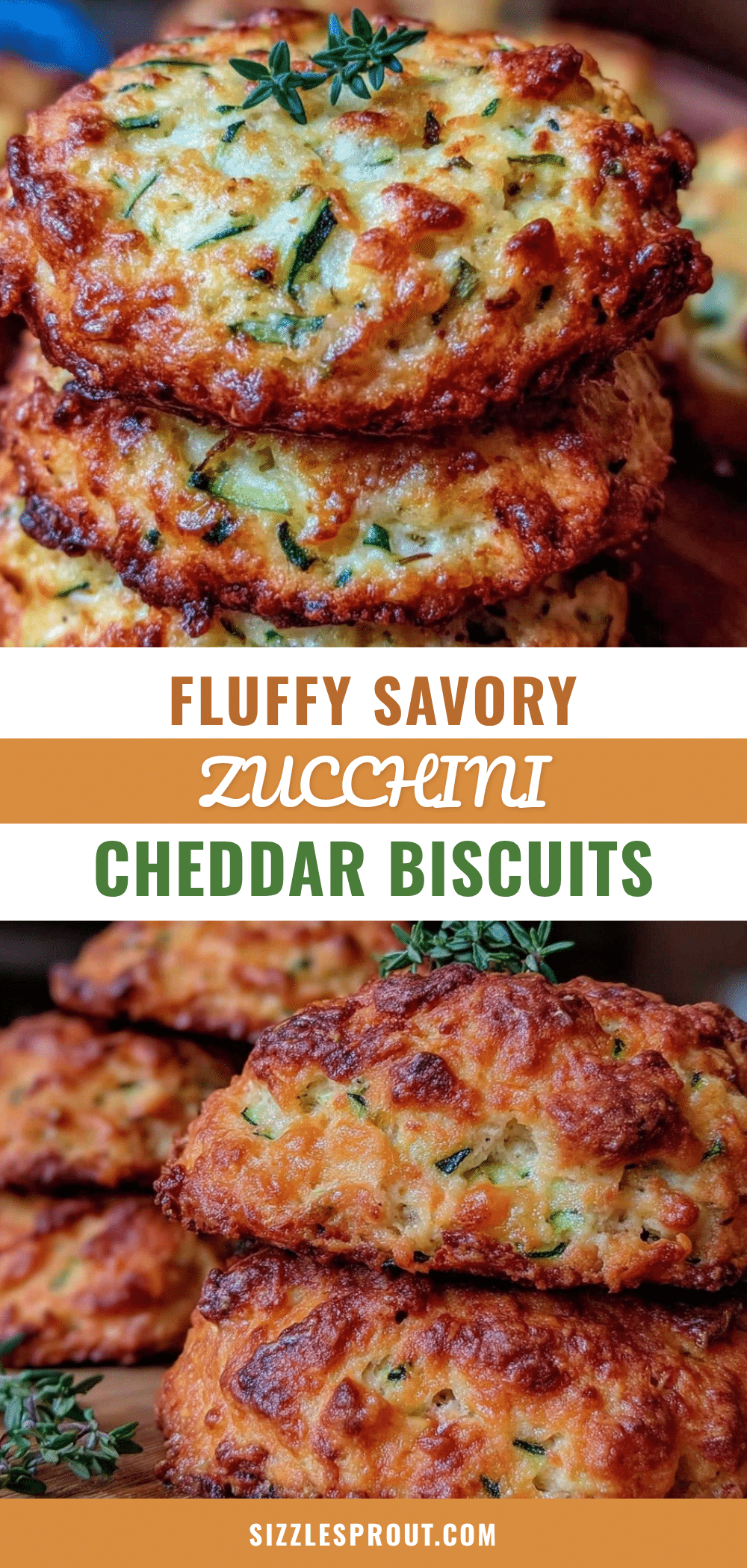 fluffy savory zucchini cheddar biscuits recipe