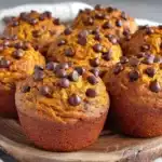 freezer-friendly pumpkin chocolate chip muffins - featured image