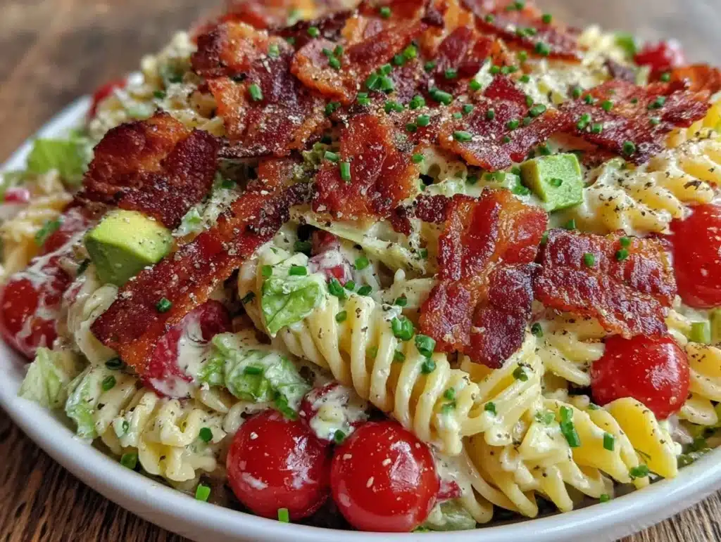 Fresh BLT Pasta Salad - featured image
