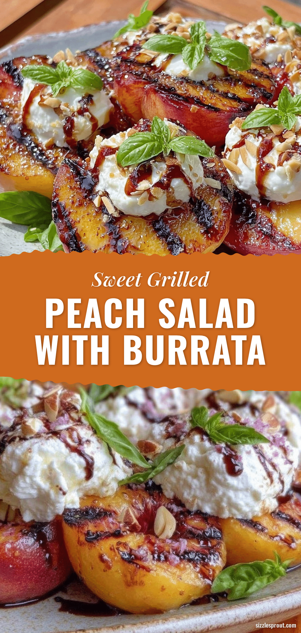 fresh grilled peach salad recipe