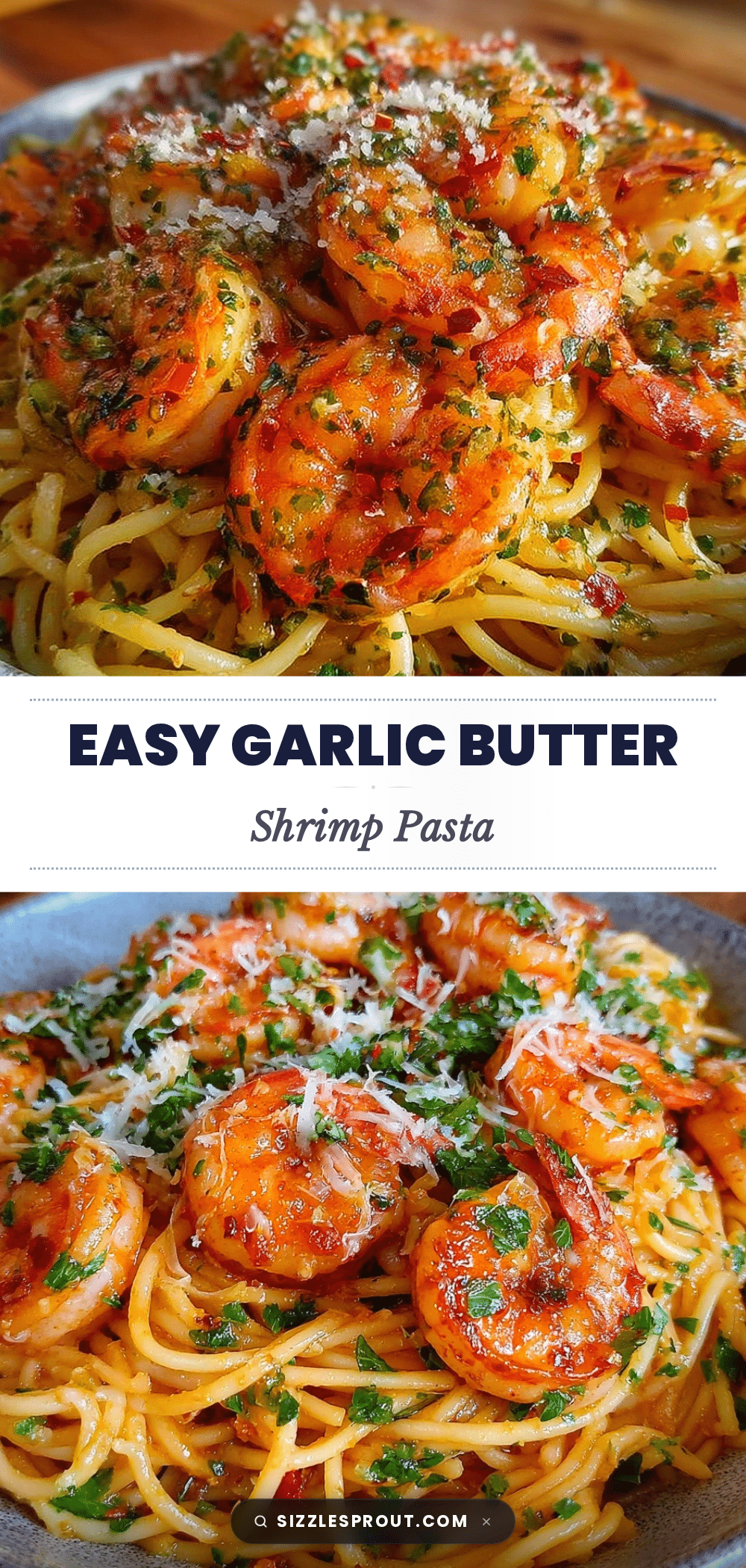garlic butter shrimp pasta recipe