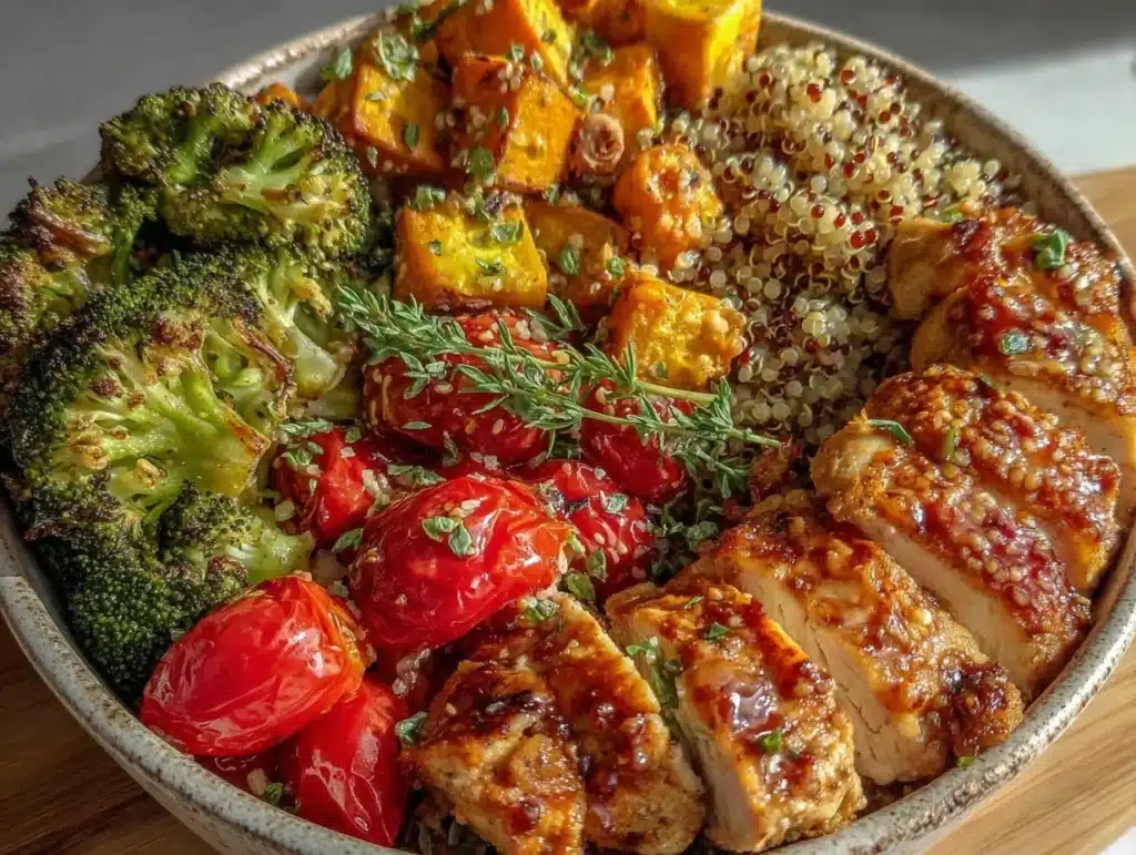 healthy 5-ingredient dinner bowl - featured image