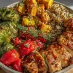 healthy 5-ingredient dinner bowl - featured image