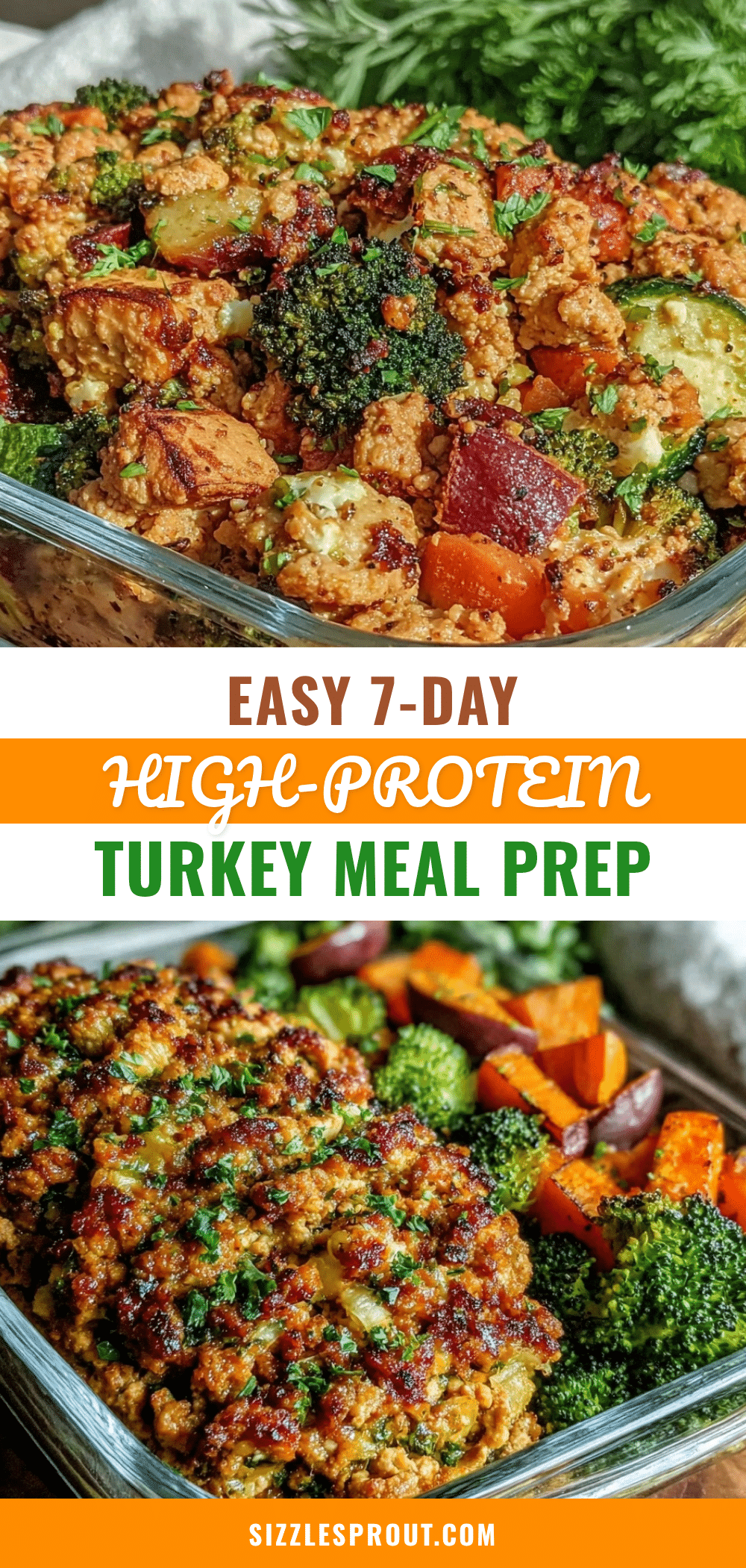 healthy high-protein turkey meal prep recipe