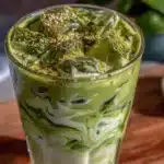 Healthy Iced Protein Matcha Latte - featured image