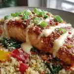 healthy salmon quinoa bowls - featured image
