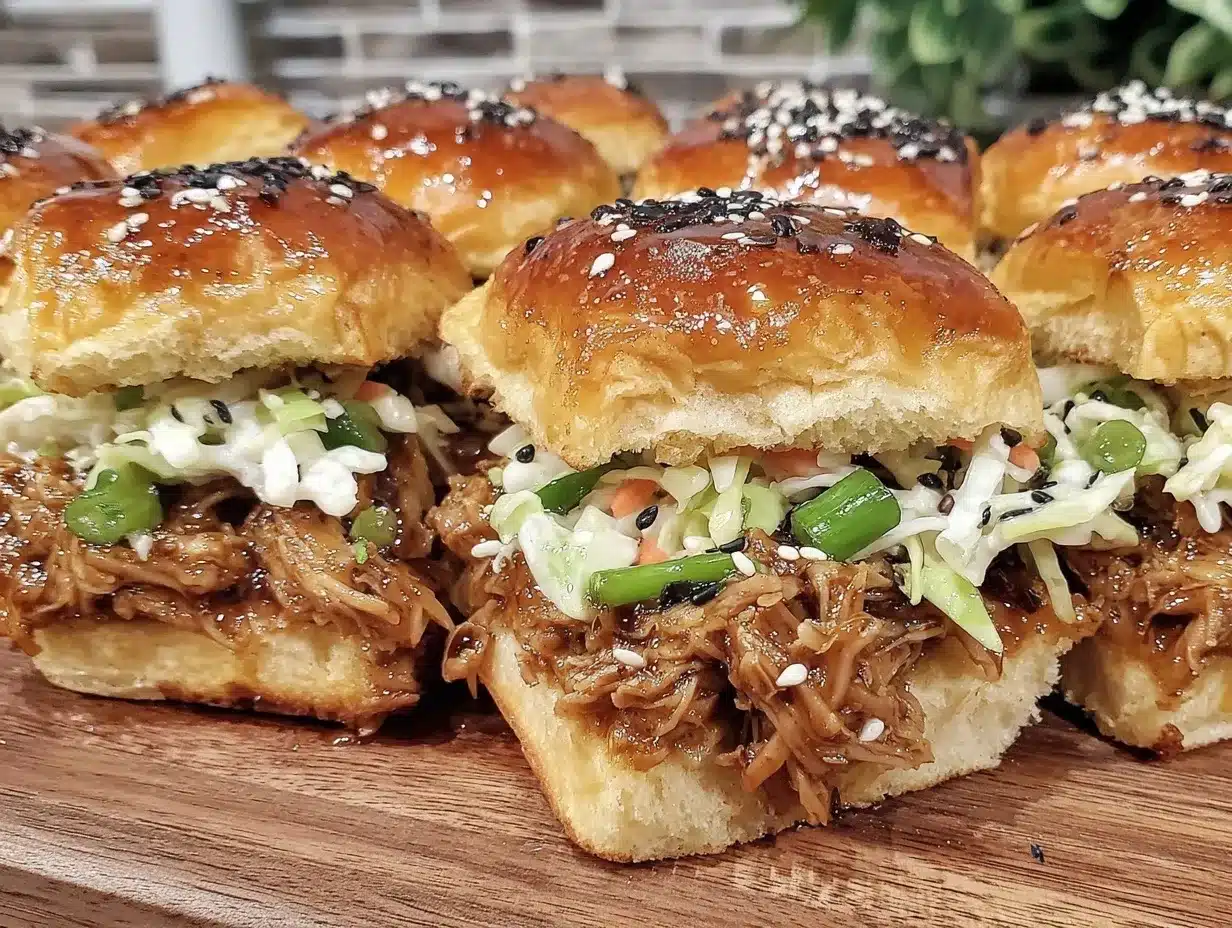 honey sriracha pulled pork sliders preparation steps