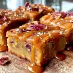 maple pecan blondie bars - featured image
